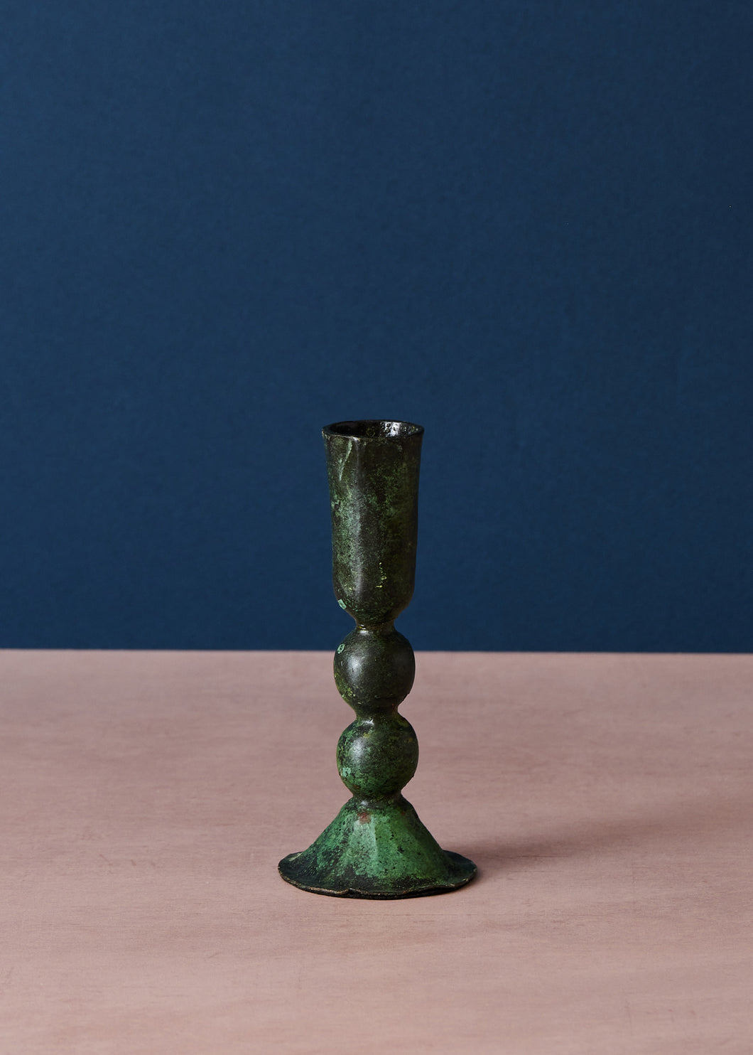 Verdigris Candle Holder Large