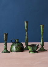 Load image into Gallery viewer, Verdigris Candle Holder Shelley Small
