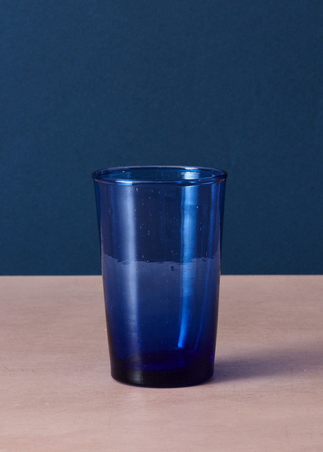 Blue Moroccan Glass Tumbler