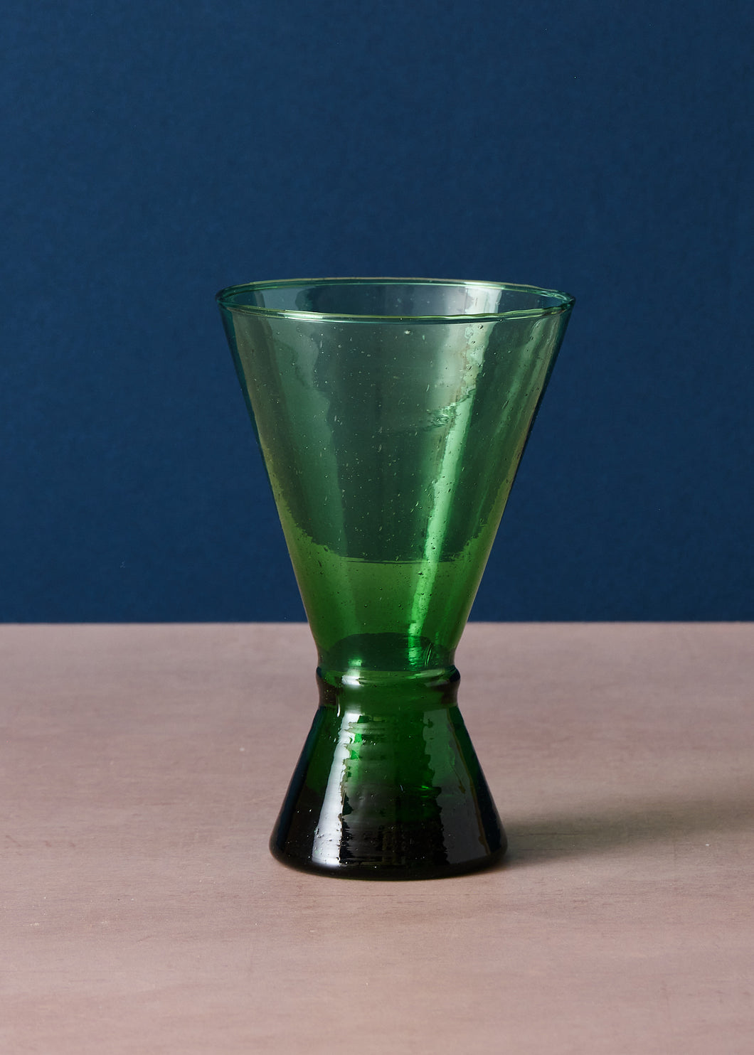 Moroccan Green Wine Glass