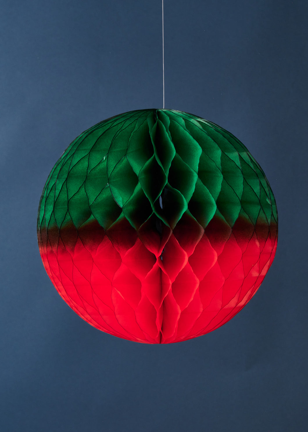 Honeycomb Ball Red & Green