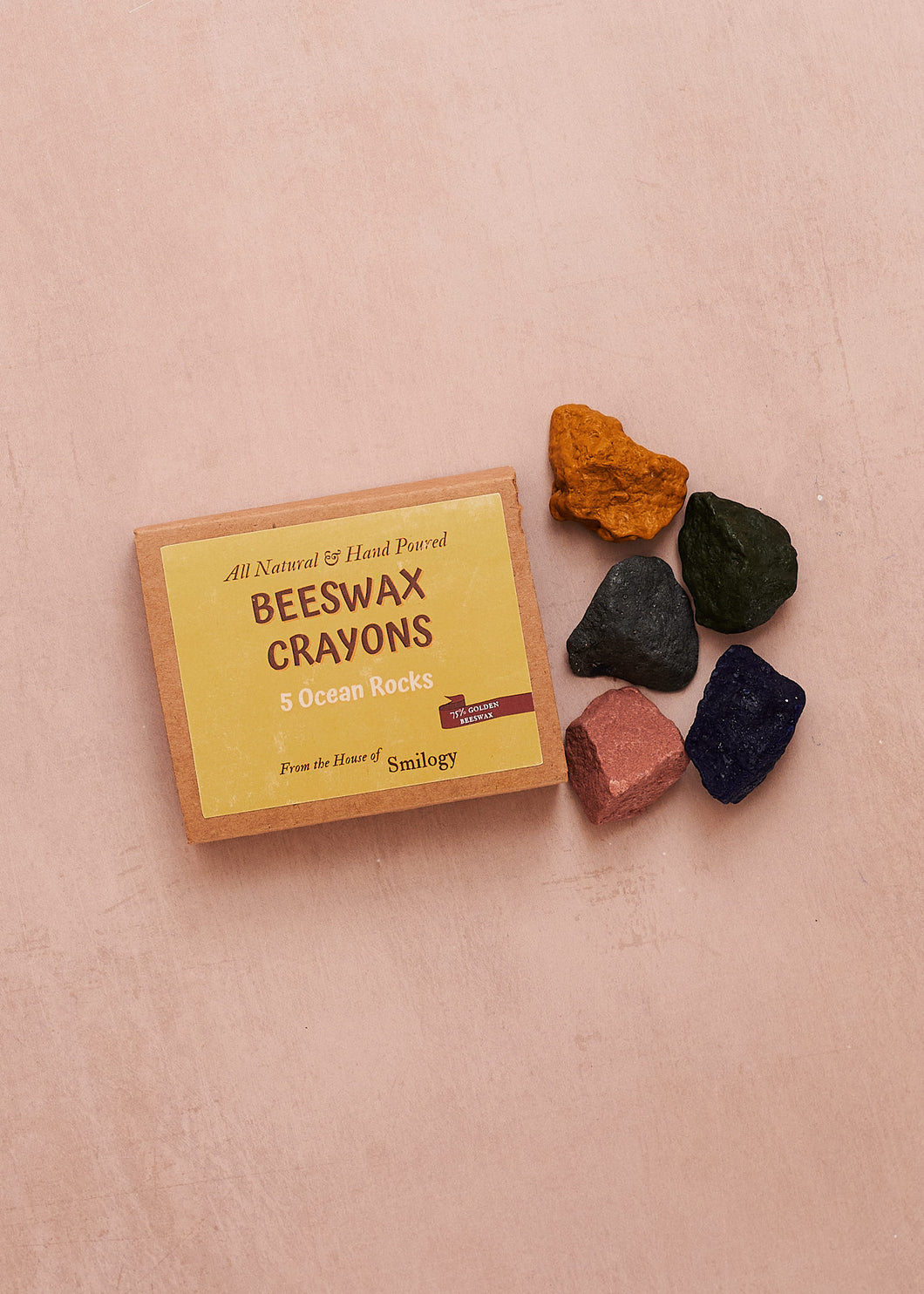 Beeswax Ocean Rock Crayons