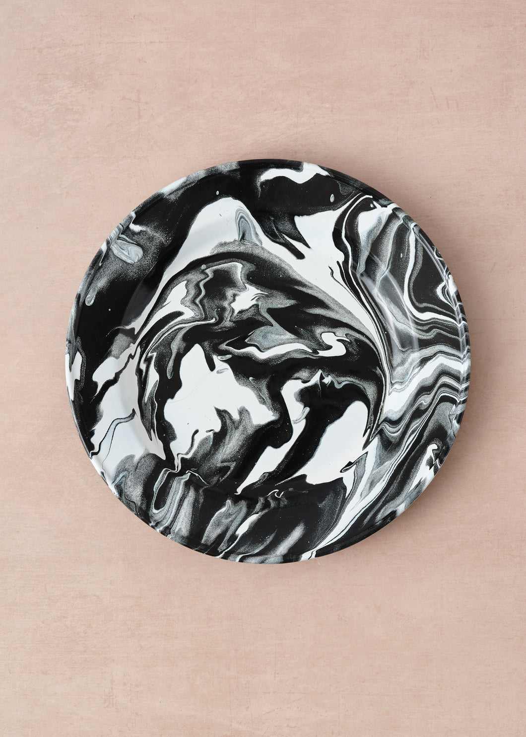 Black Marbled Enamelware