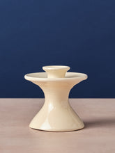 Load image into Gallery viewer, Small Terracotta Candle Holder White
