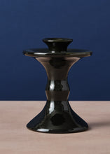 Load image into Gallery viewer, Medium Terracotta Candle Holder Green
