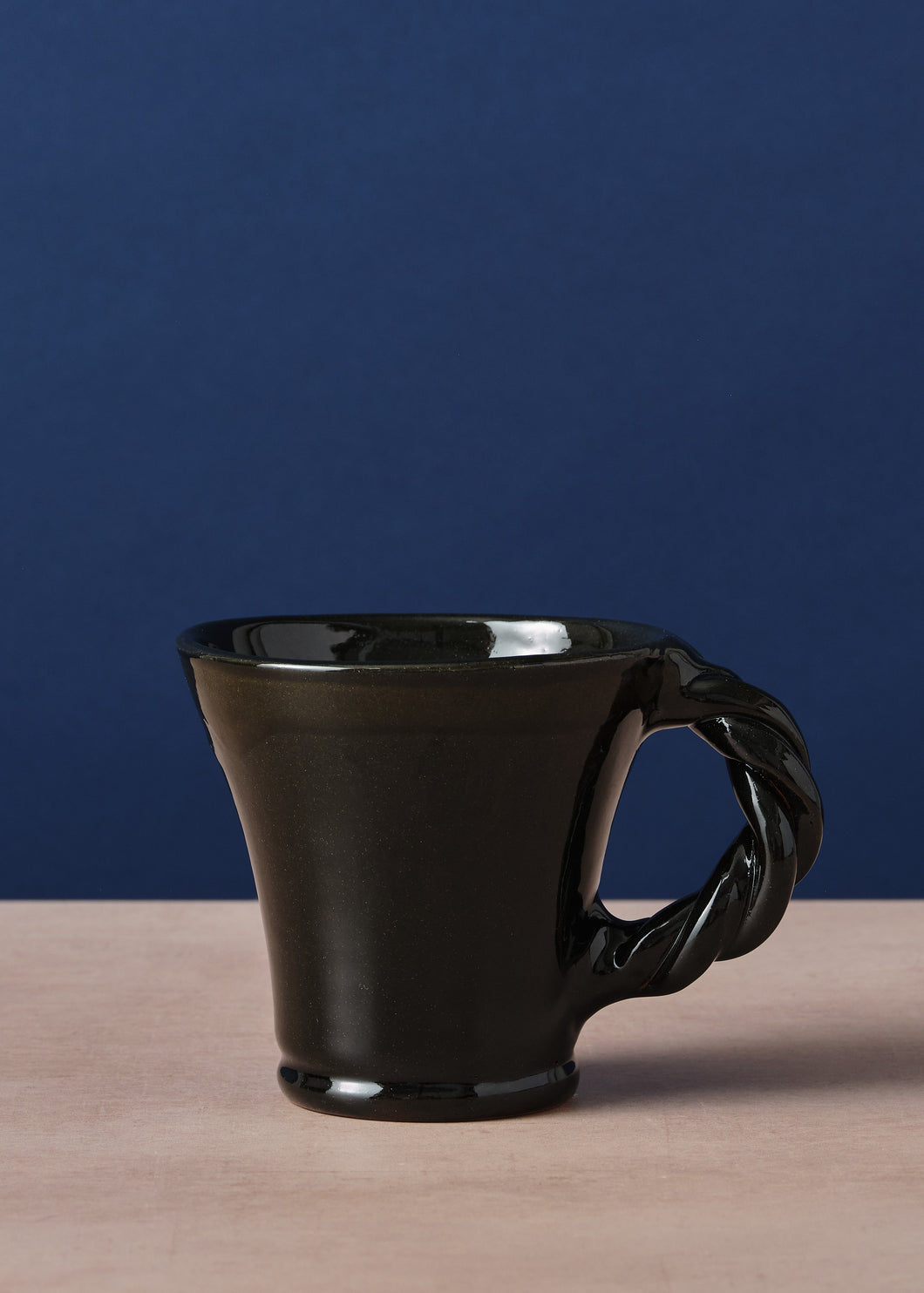 Mug Ceramic Curve Green