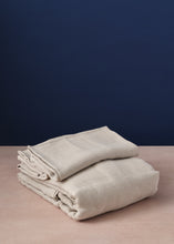 Load image into Gallery viewer, King Duvet Set Natural Linen
