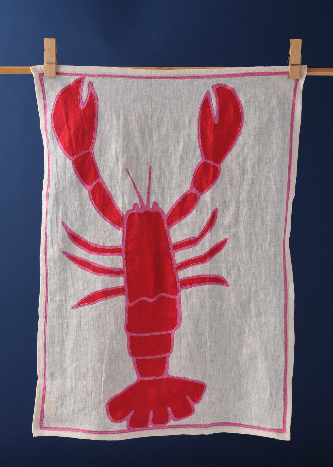 Tea Towel Lobster