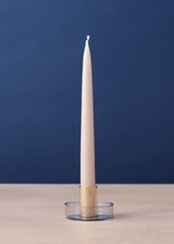 Load image into Gallery viewer, Grey &amp; Orange Glass Candle Holder
