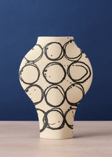 Load image into Gallery viewer, Stoneware Vase Dripping Rounds
