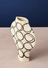 Load image into Gallery viewer, Stoneware Vase Dripping Rounds
